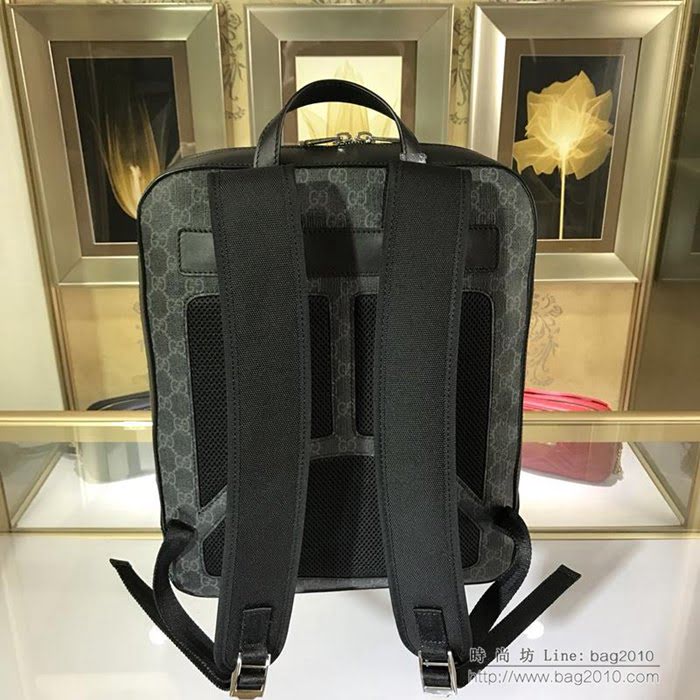 GUCCI古馳 新款男包 專櫃品質 478324 進口牛皮 原廠五金 男士雙肩背包  ydgq3214
